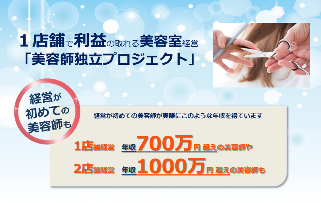 1店舗で利益の取れる美容室経営